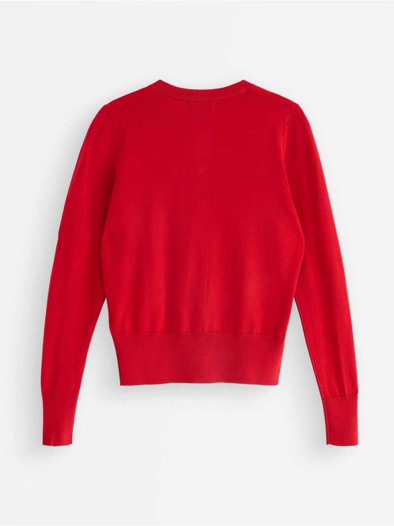 Fine-knit cardigan - 3000084-8668