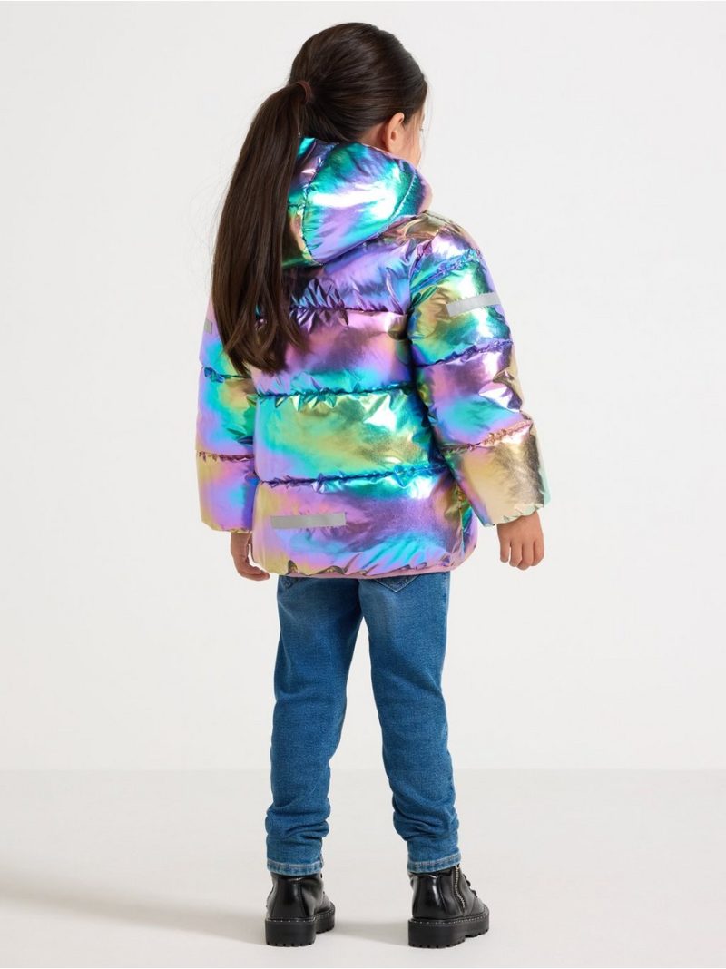 Glossy padded jacket - 3000708-7173