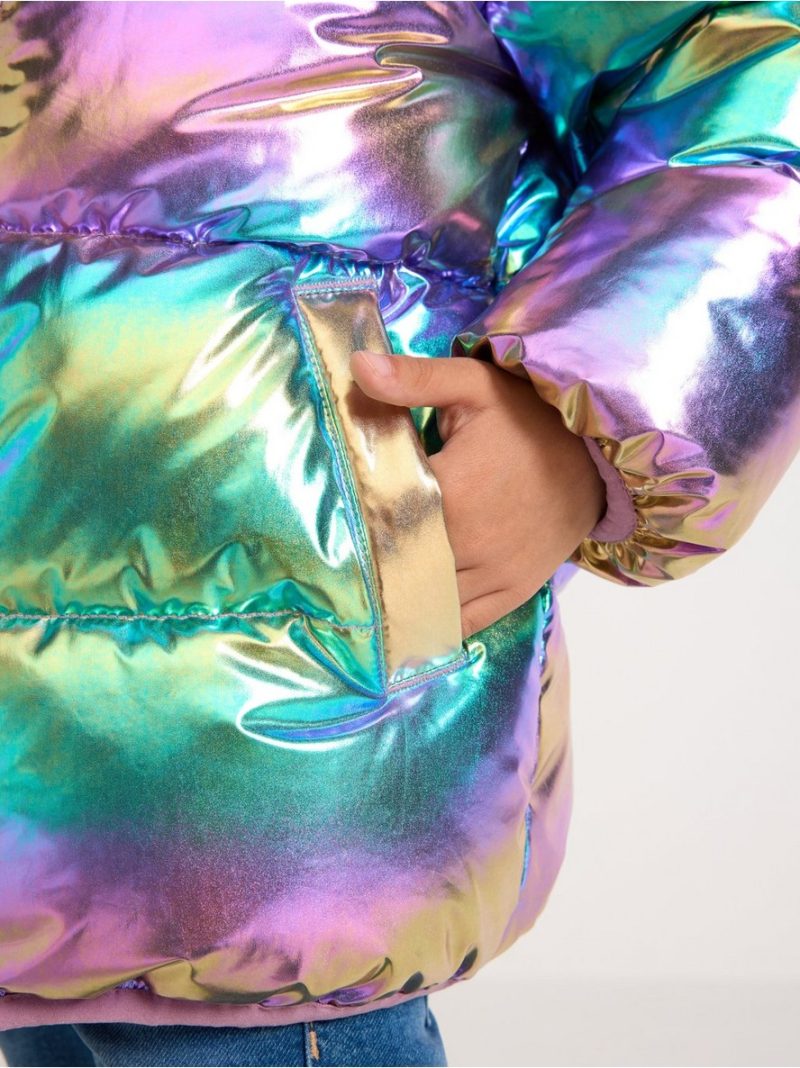 Glossy padded jacket - 3000708-7173