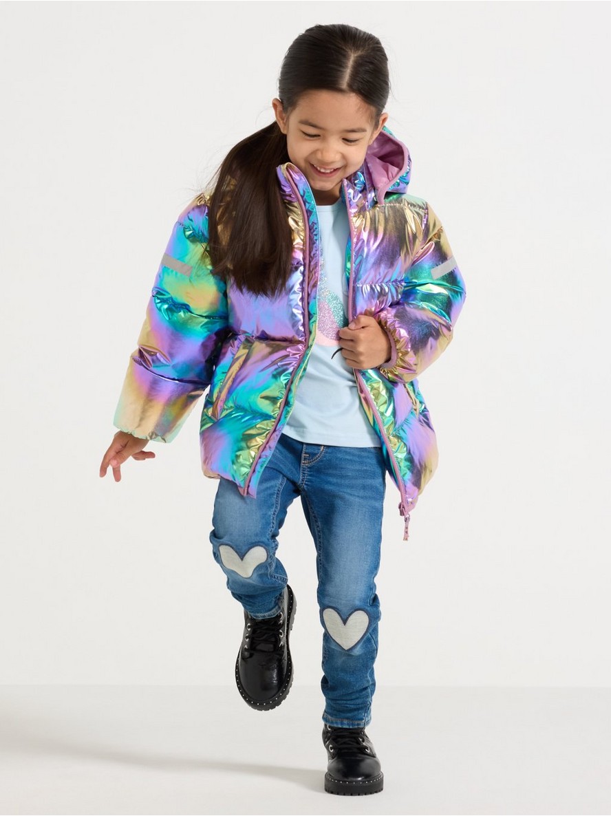 Glossy padded jacket - 3000708-7173