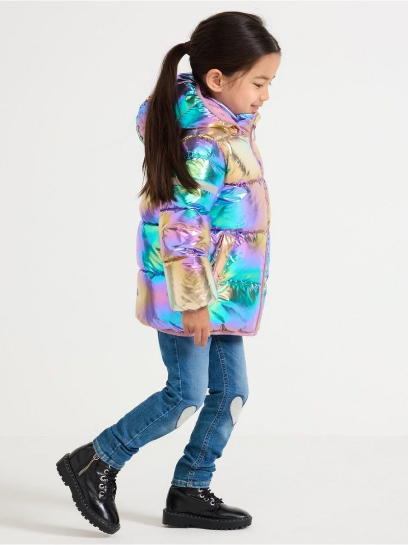 Glossy padded jacket - 3000708-7173