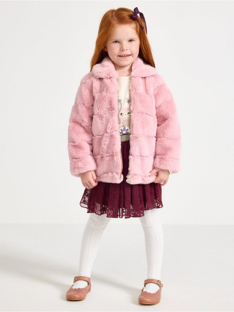 Jacket in faux fur - 3000742-6950