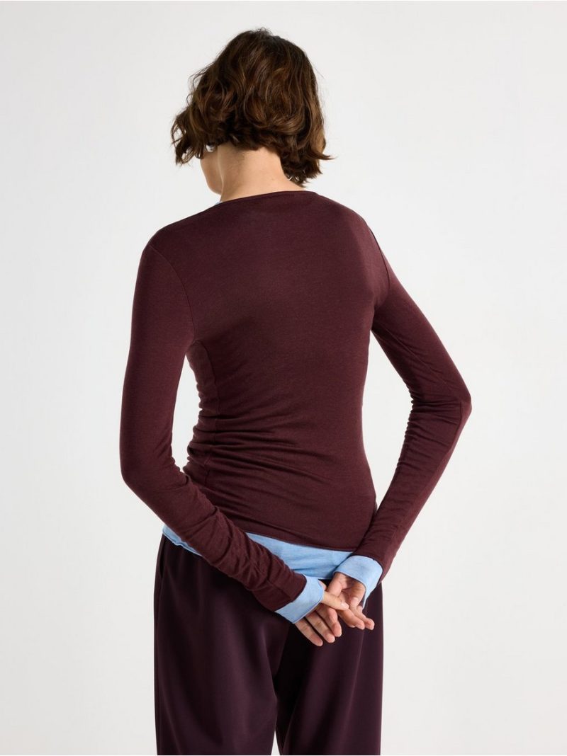 Majica - Top in wool blend - 3001152-8652