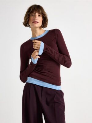 Top in wool blend - 3001152-8652