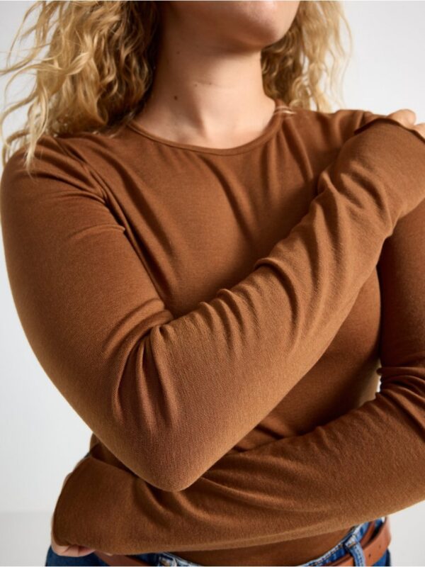 Top in wool blend - 3001152-9579