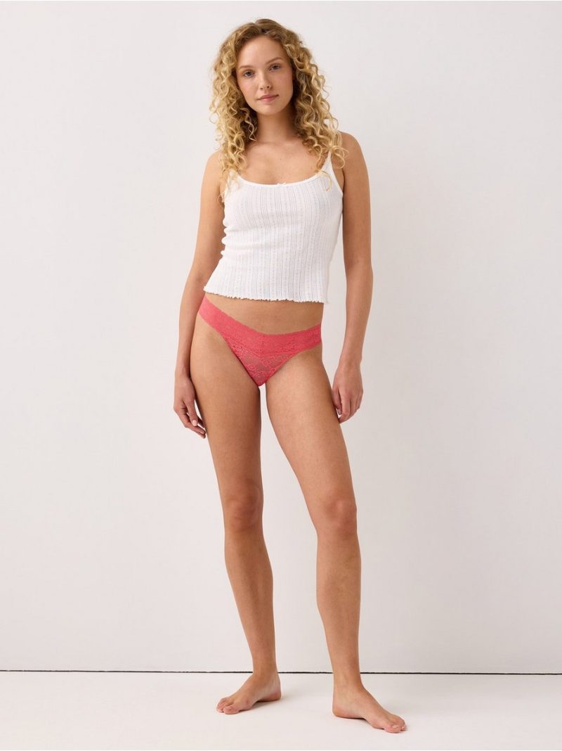 Thong in lace - 3001634-7908