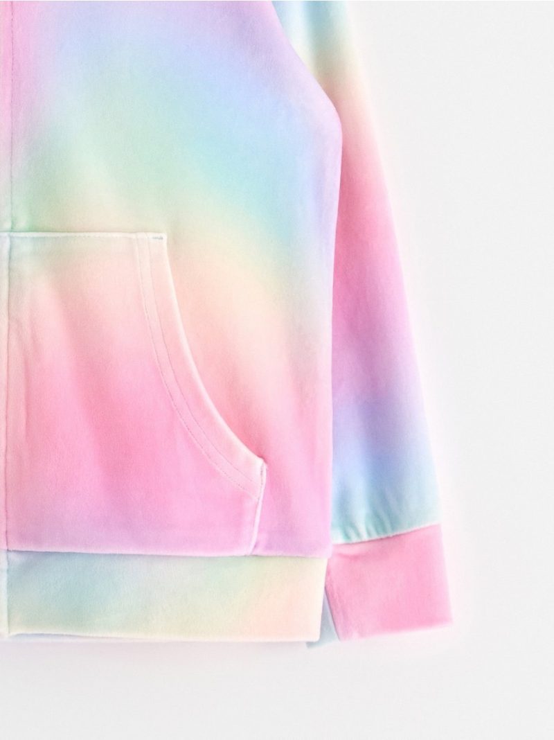 Hoodie in velour - 3001653-6665