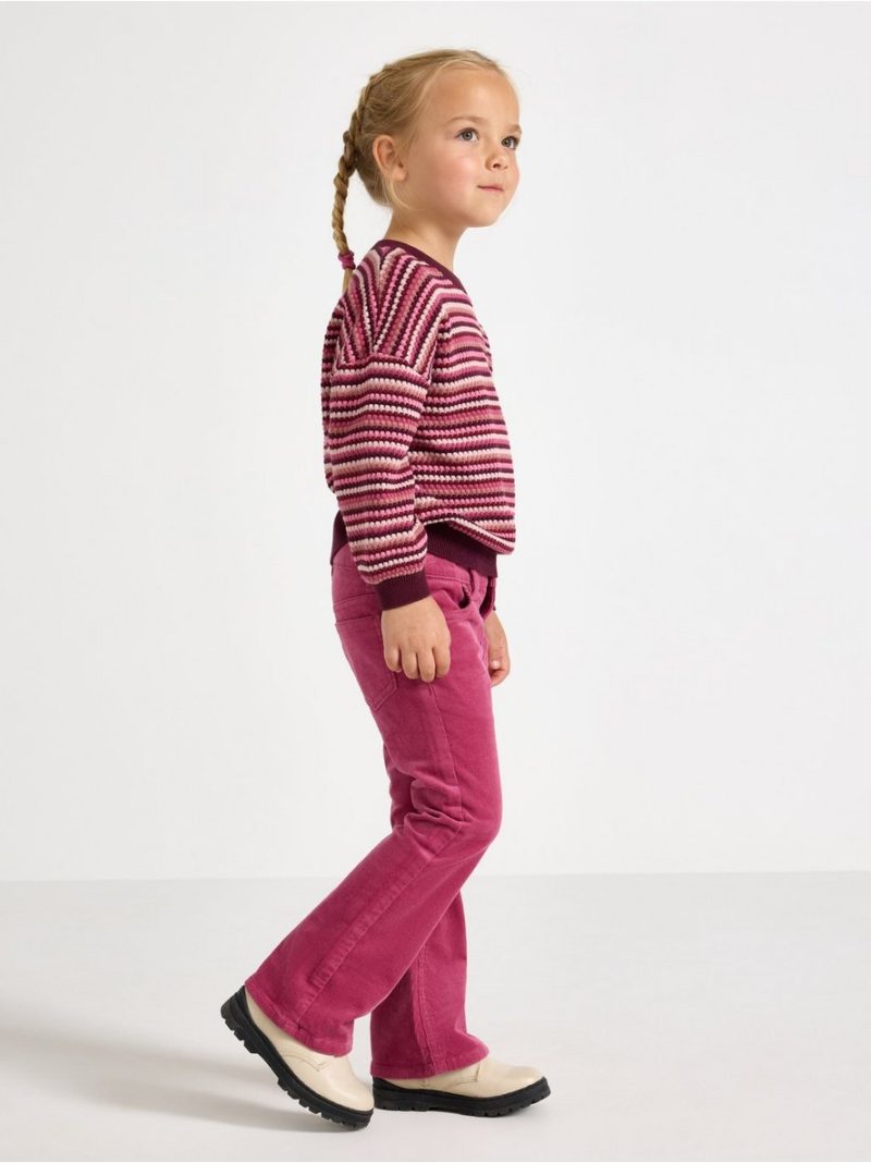 Pantalone - Flared corduroy trousers - 3001662-2256