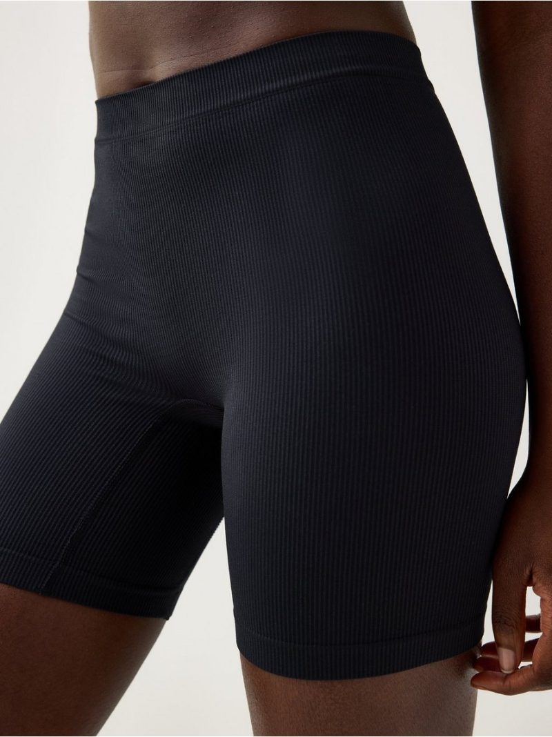 Seamless biker briefs high waist - 3001898-80