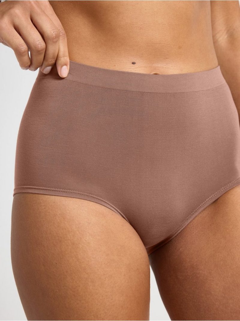 Seamless briefs with high waist - 3001907-2724