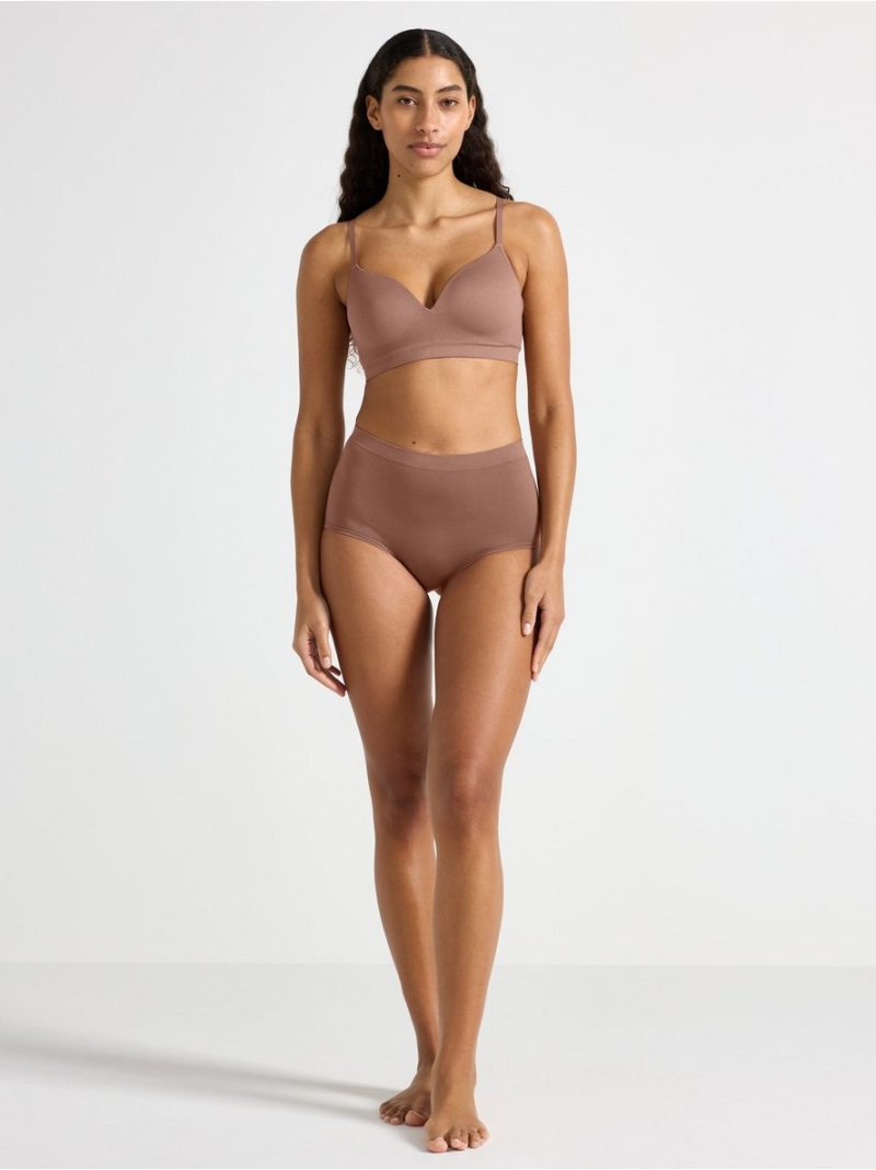 Seamless briefs with high waist - 3001907-2724