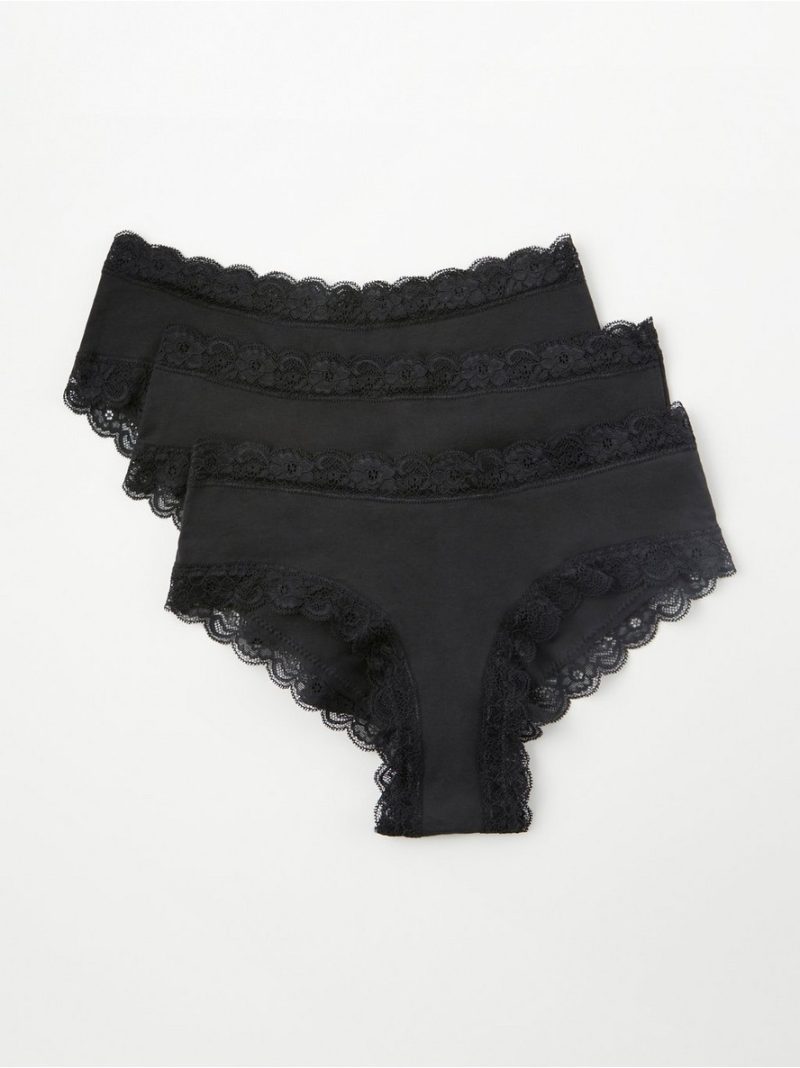 3-pack brazilian briefs with regular waist - 3001922-80