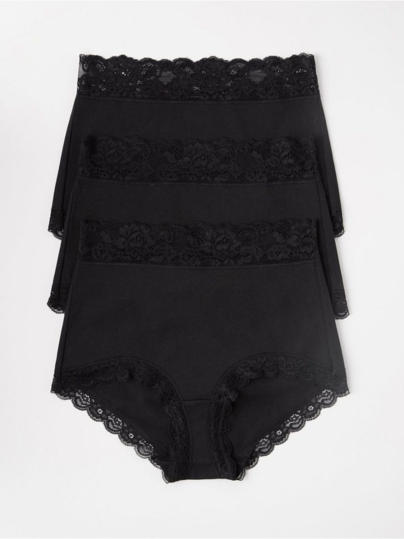 3-pack briefs with high waist - 3001923-80