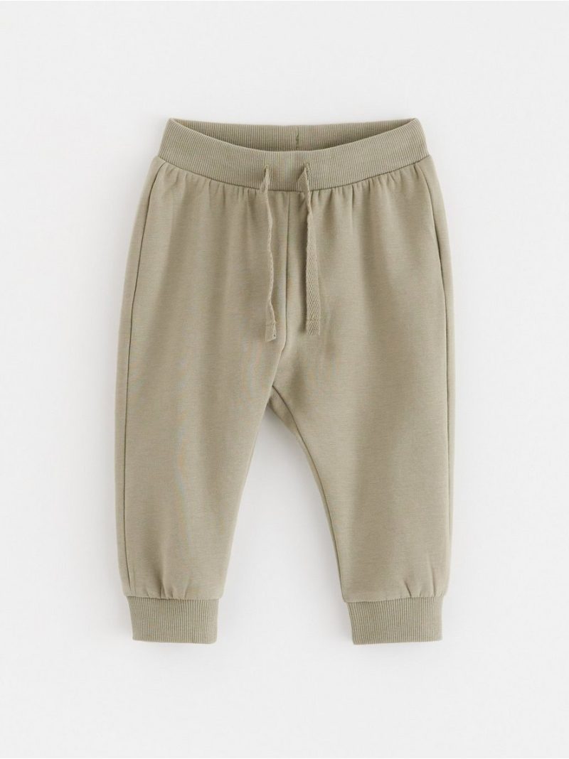 Joggers with brushed inside - 3002200-6901