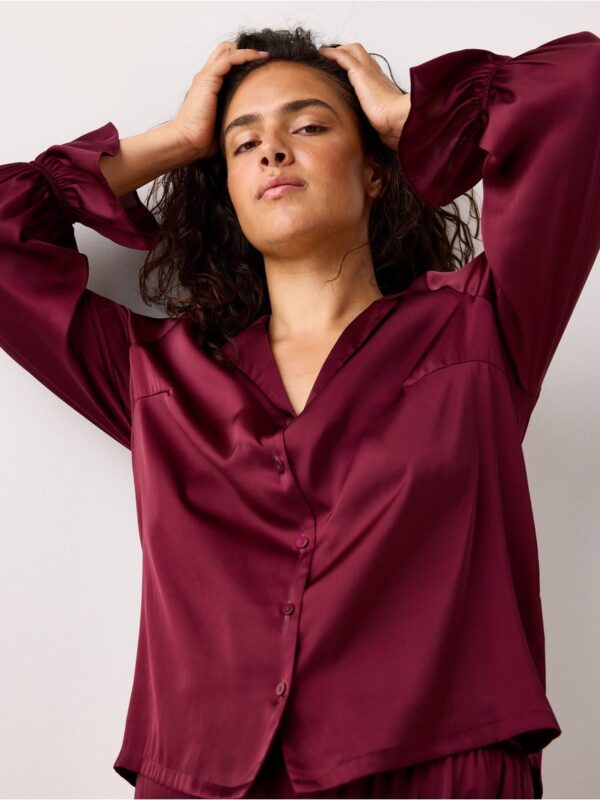 Pyjama shirt in satin - 3002373-9938
