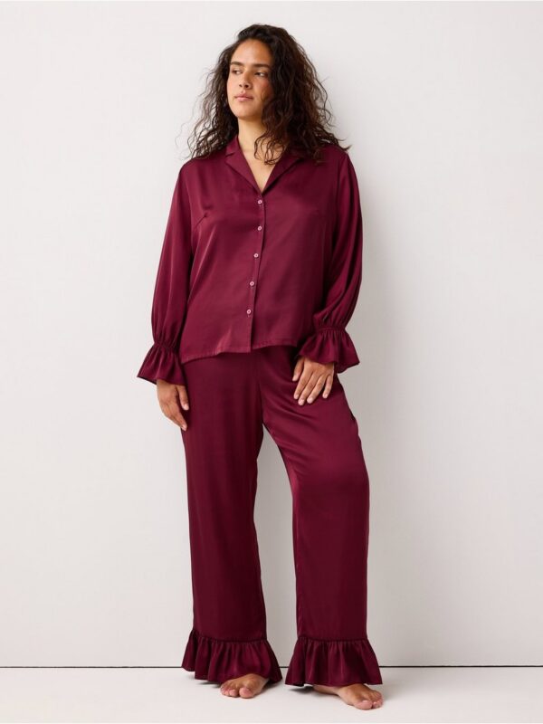 Pyjama shirt in satin - 3002373-9938