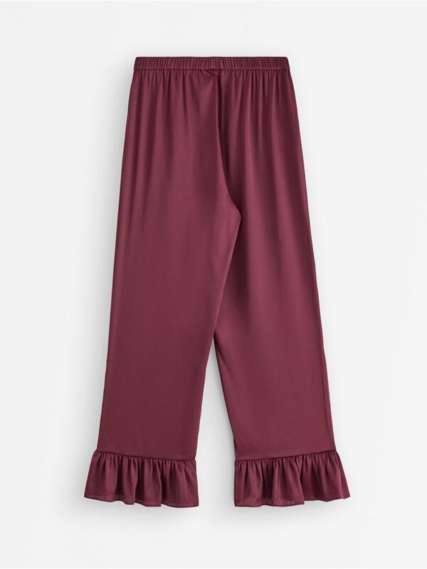 Pyjama trousers in satin - 3002375-9938