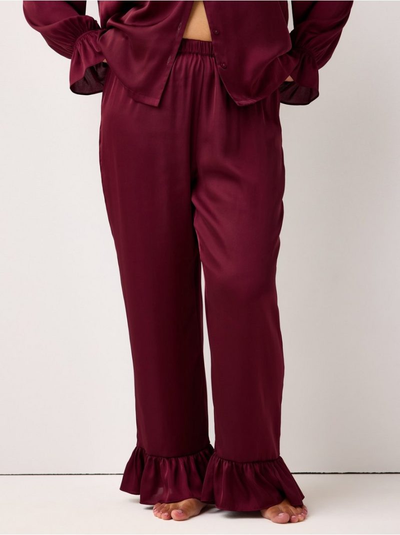 Pidzama donji deo - Pyjama trousers in satin - 3002375-9938