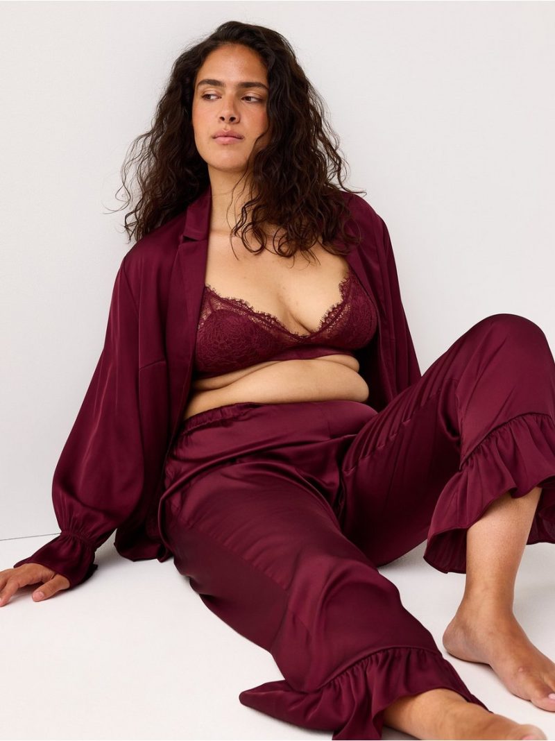 Pidzama donji deo - Pyjama trousers in satin - 3002375-9938