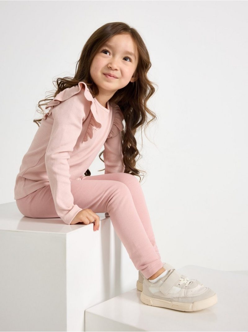 Leggings with brushed inside - 3002472-7351