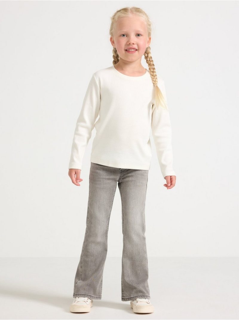 FREJA Flared leg  jeans in denim jersey - 3002529-111