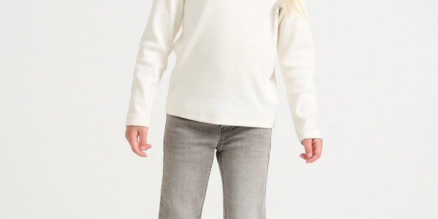 FREJA Flared leg  jeans in denim jersey - 3002529-111