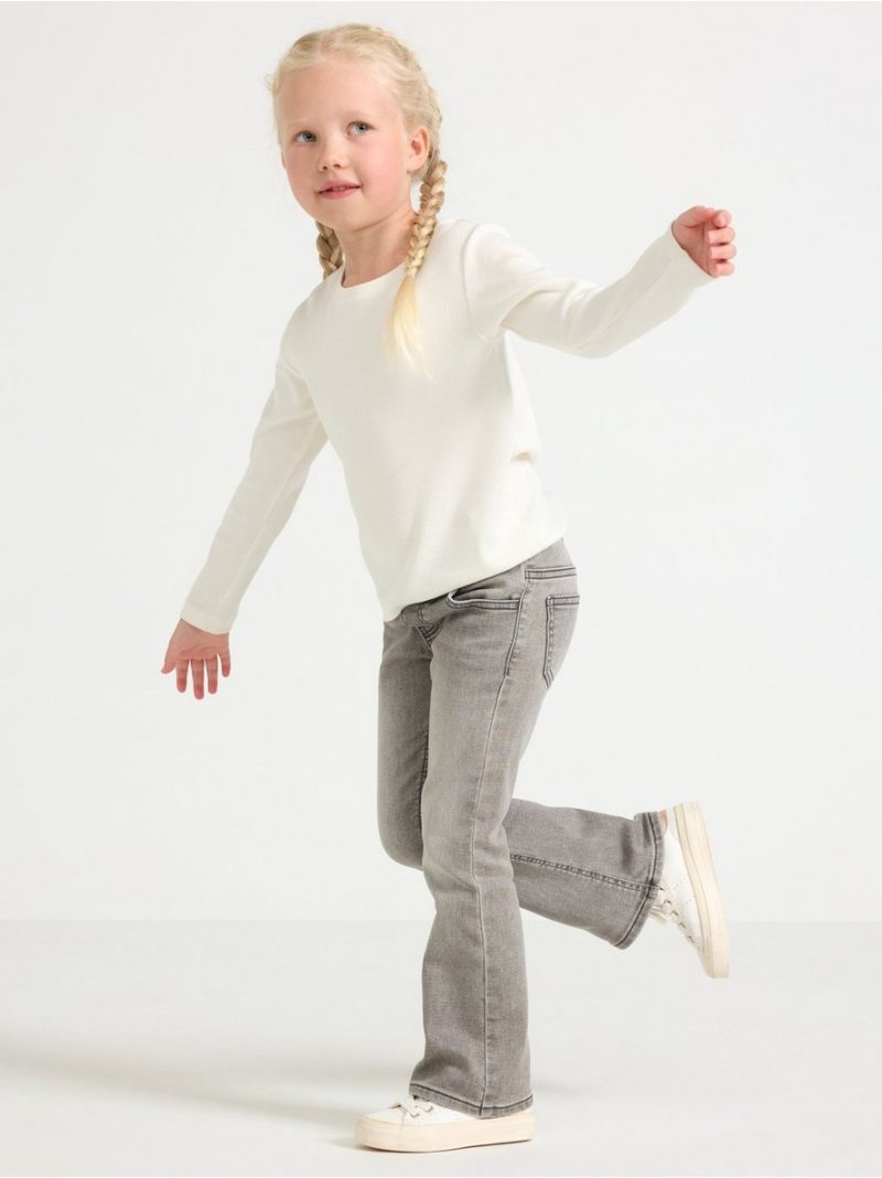 FREJA Flared leg  jeans in denim jersey - 3002529-111