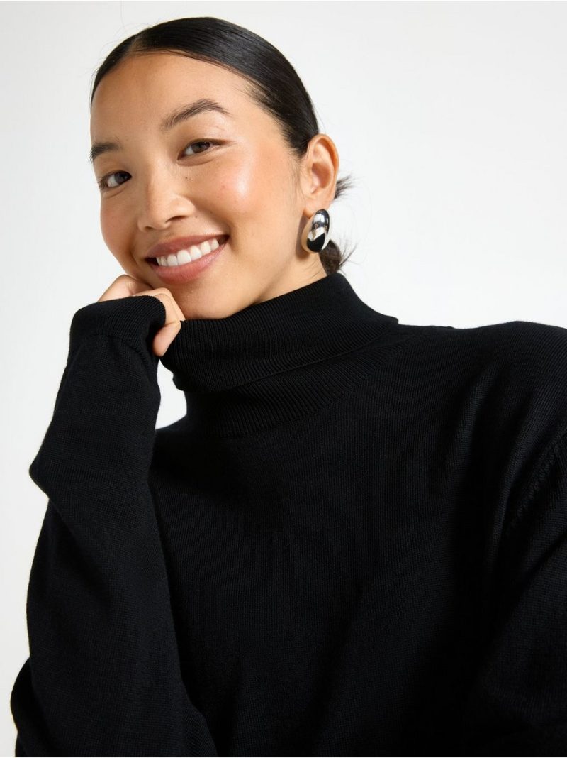 Roll neck jumper in merino wool - 3002571-80