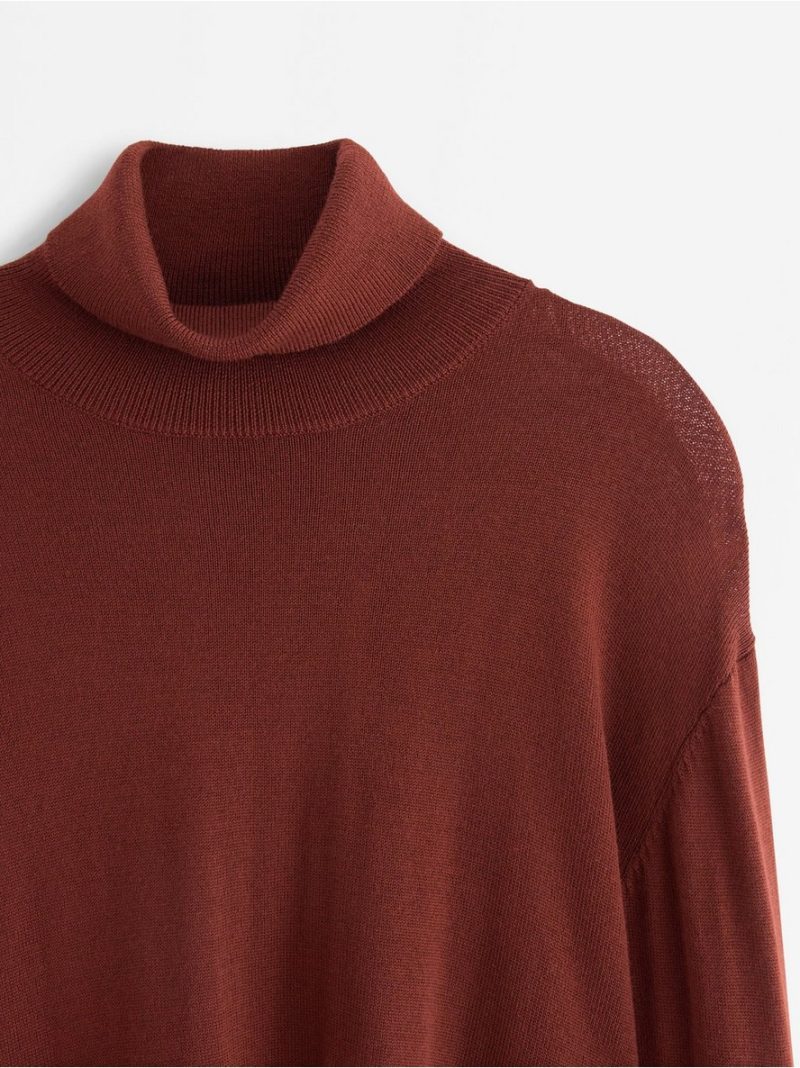 Rolka - Roll neck jumper in merino wool - 3002571-9701