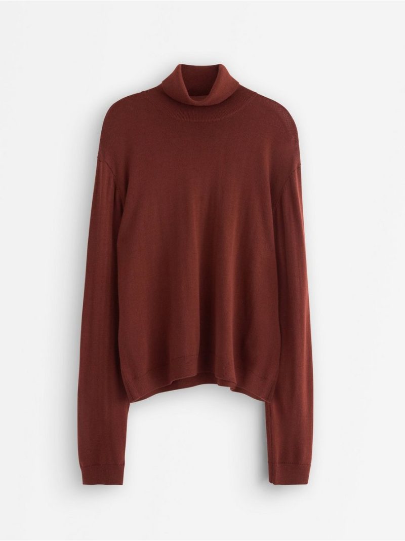 Rolka - Roll neck jumper in merino wool - 3002571-9701