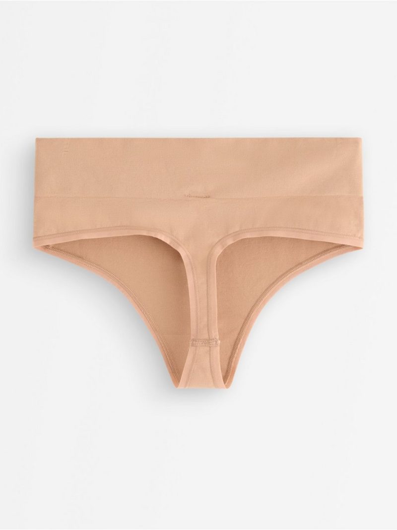 Seamless thong with high waist - 3003337-6793