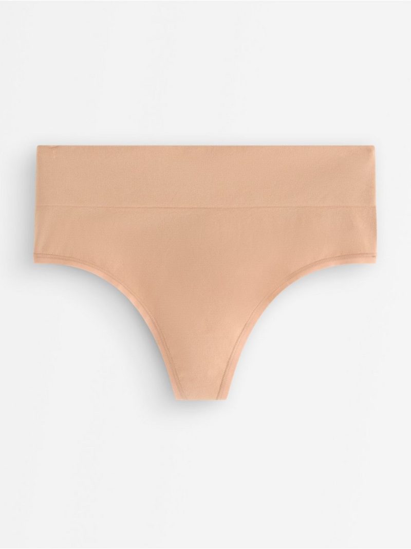 Seamless thong with high waist - 3003337-6793