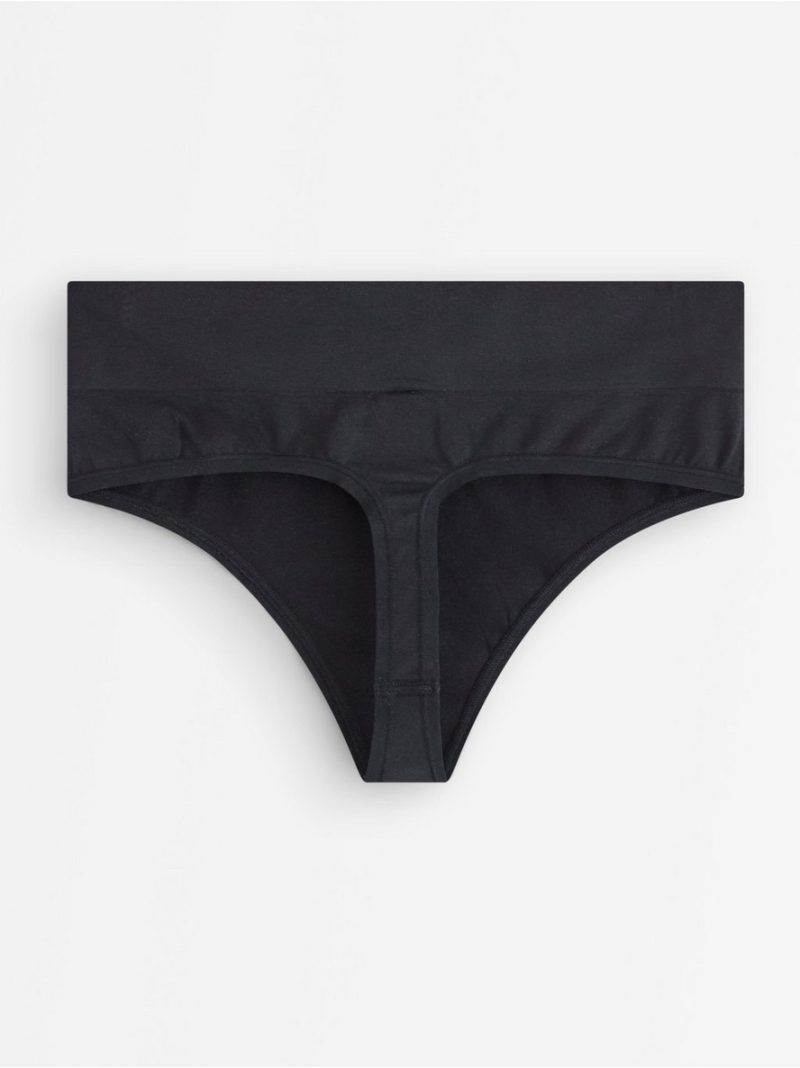 Seamless thong with high waist - 3003337-80