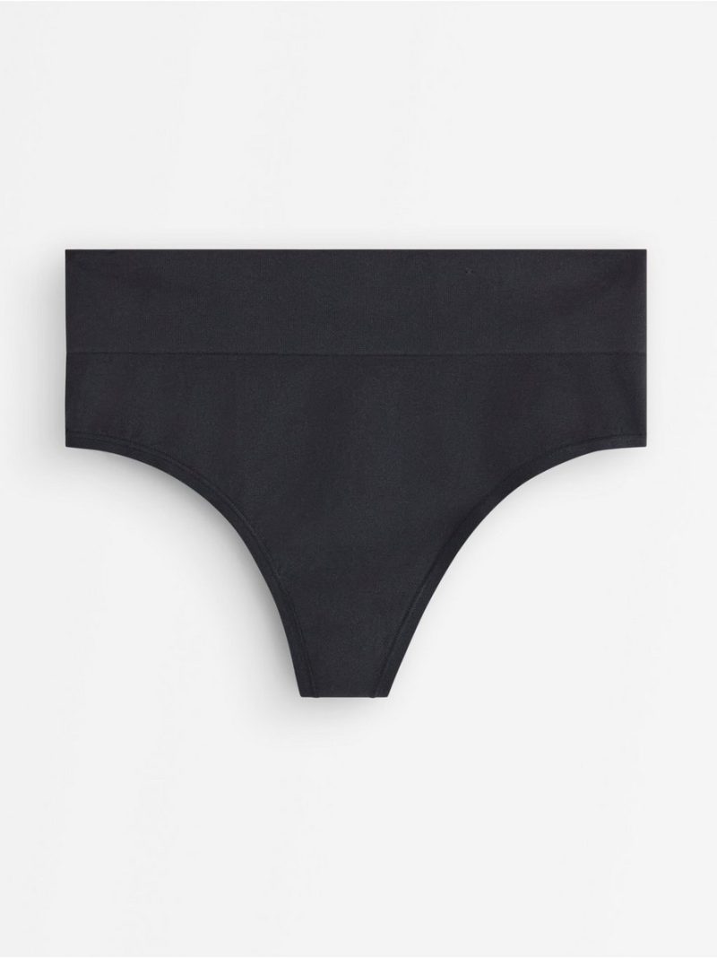 Seamless thong with high waist - 3003337-80