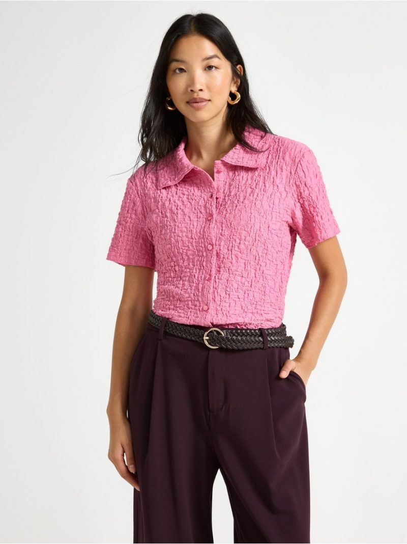 - Crinkled shirt Crinkled shirt - 3003455-7362