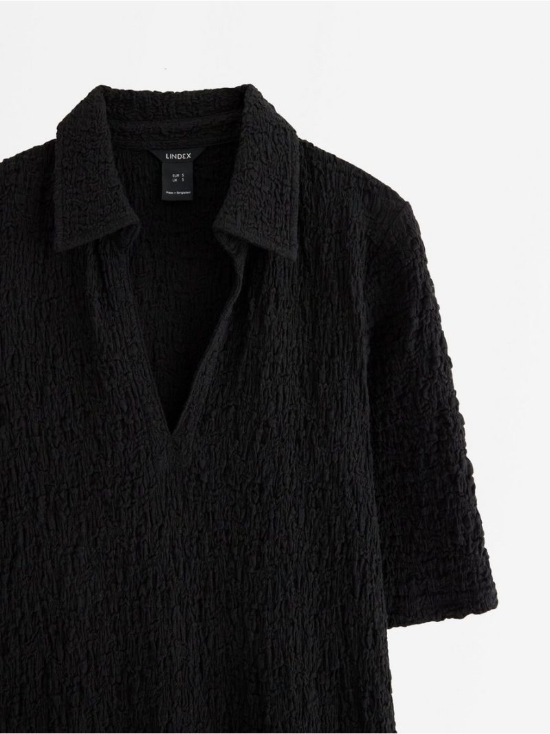 Midi dress in jersey  with collar - 3003756-80