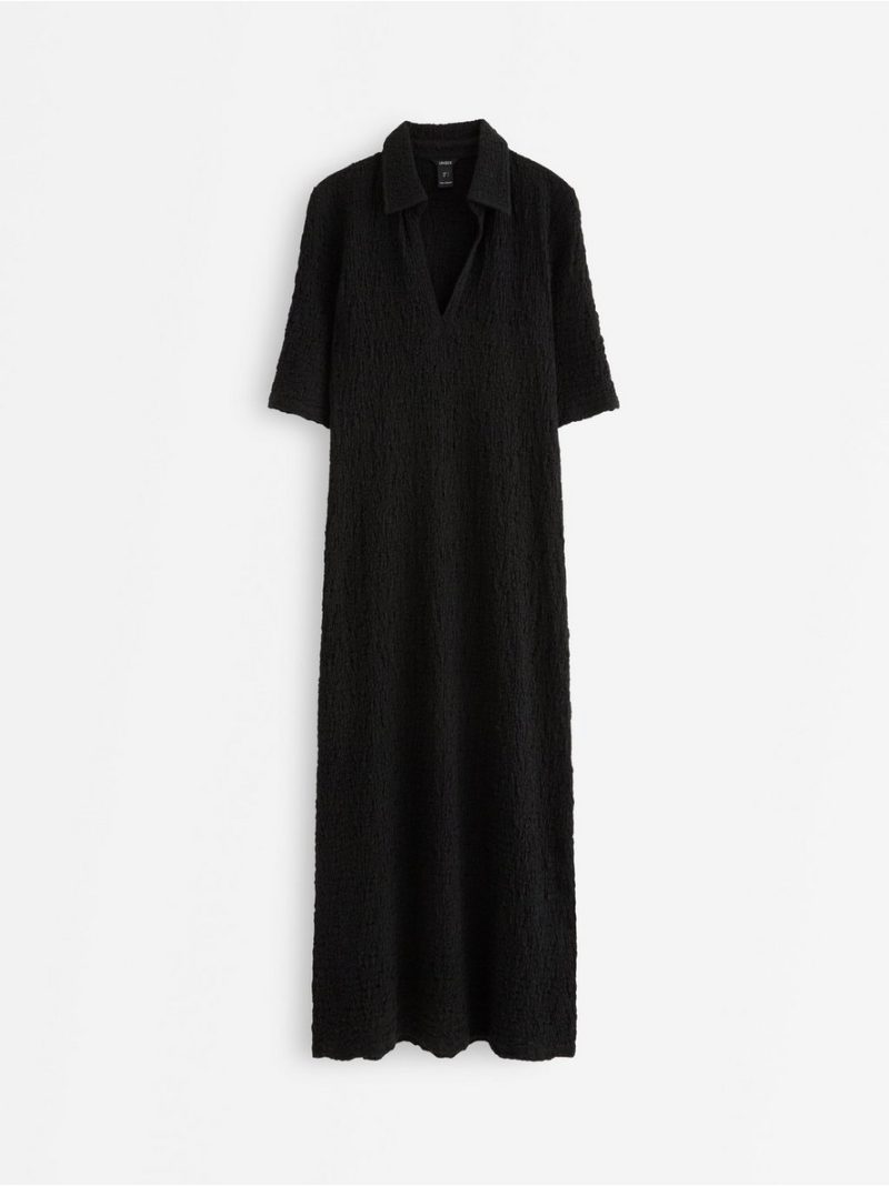 Midi dress in jersey  with collar - 3003756-80