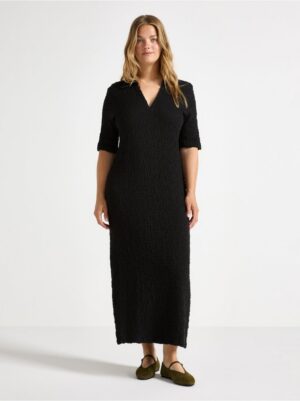 Midi dress in jersey  with collar - 3003756-80
