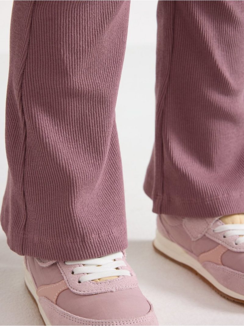 Ribbed flared leggings - 3004044-9438