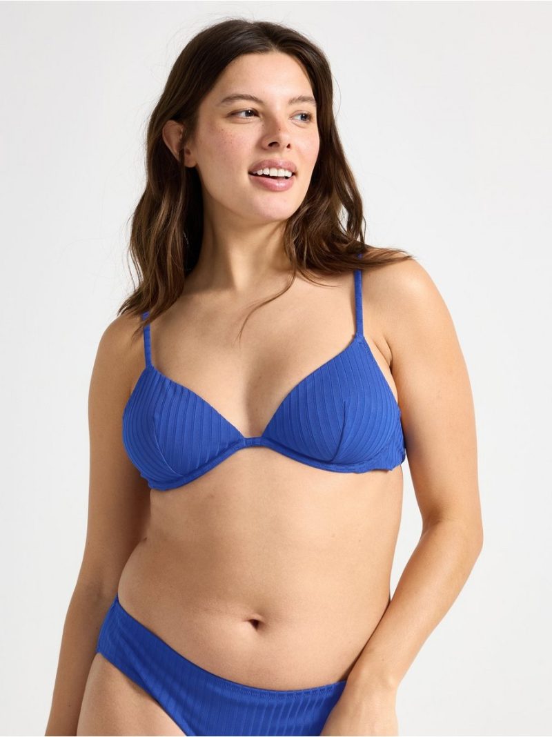 Unpadded bikini bra with underwire - 3004191-6838