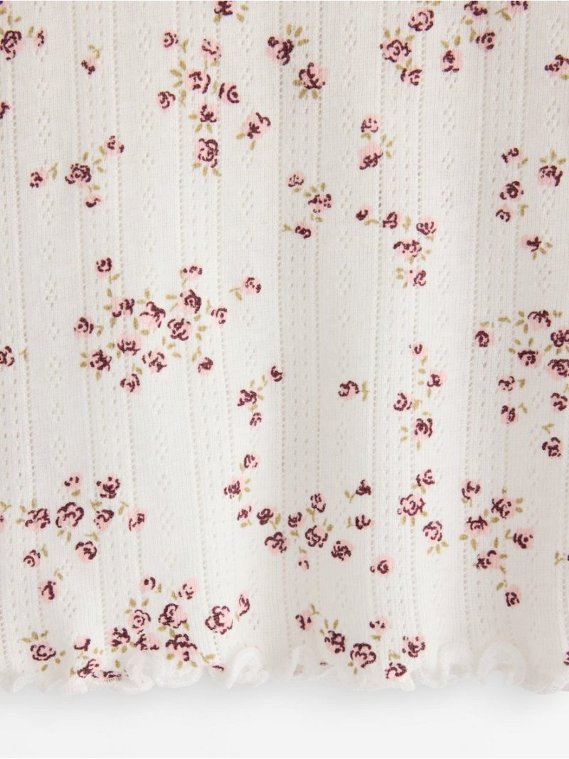 Pyjama top in pointelle - 3004226-7723