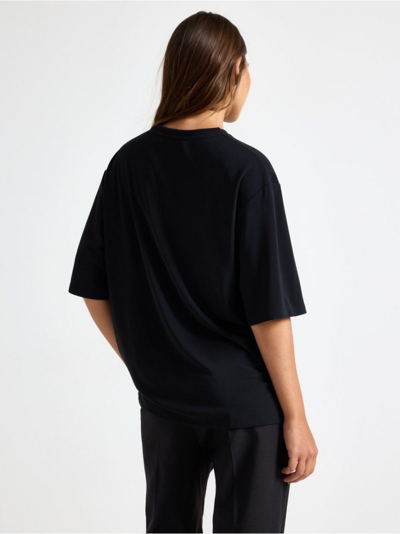 Short-sleeved oversized top - 3004292-80