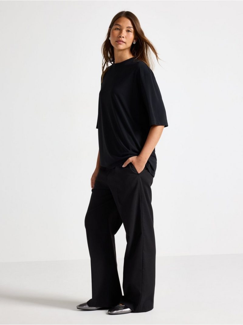 Short-sleeved oversized top - 3004292-80