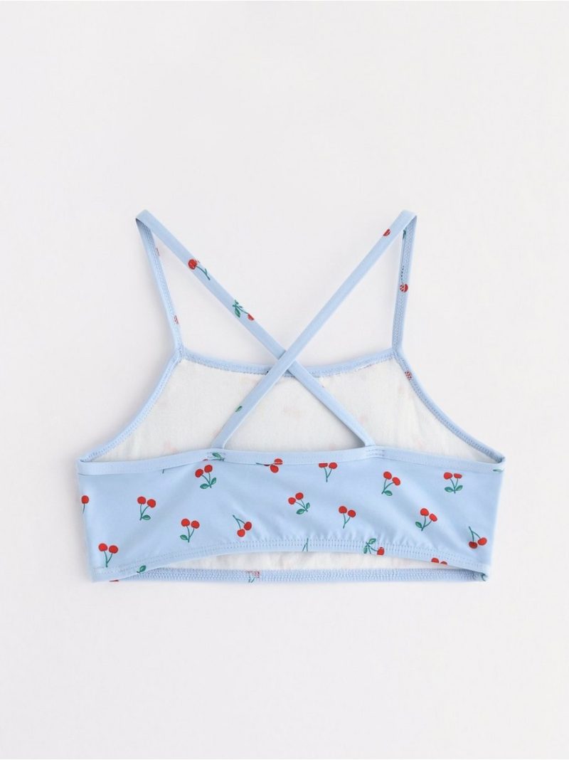 Bikini top with frills - 3004324-8852