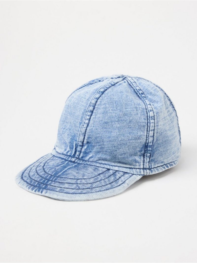 Cap in denim jersey - 3004348-766