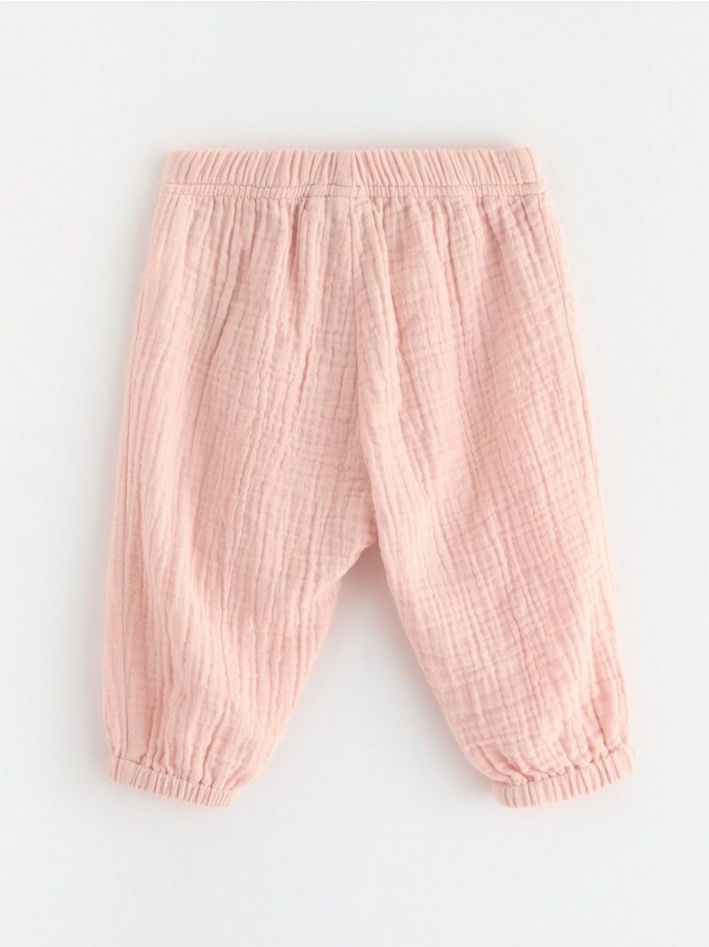 Trousers in cotton gauze - 3004387-6907