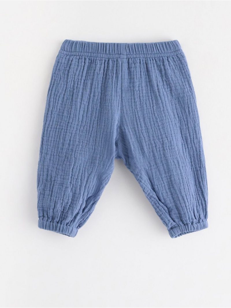 Trousers in cotton gauze - 3004387-9392
