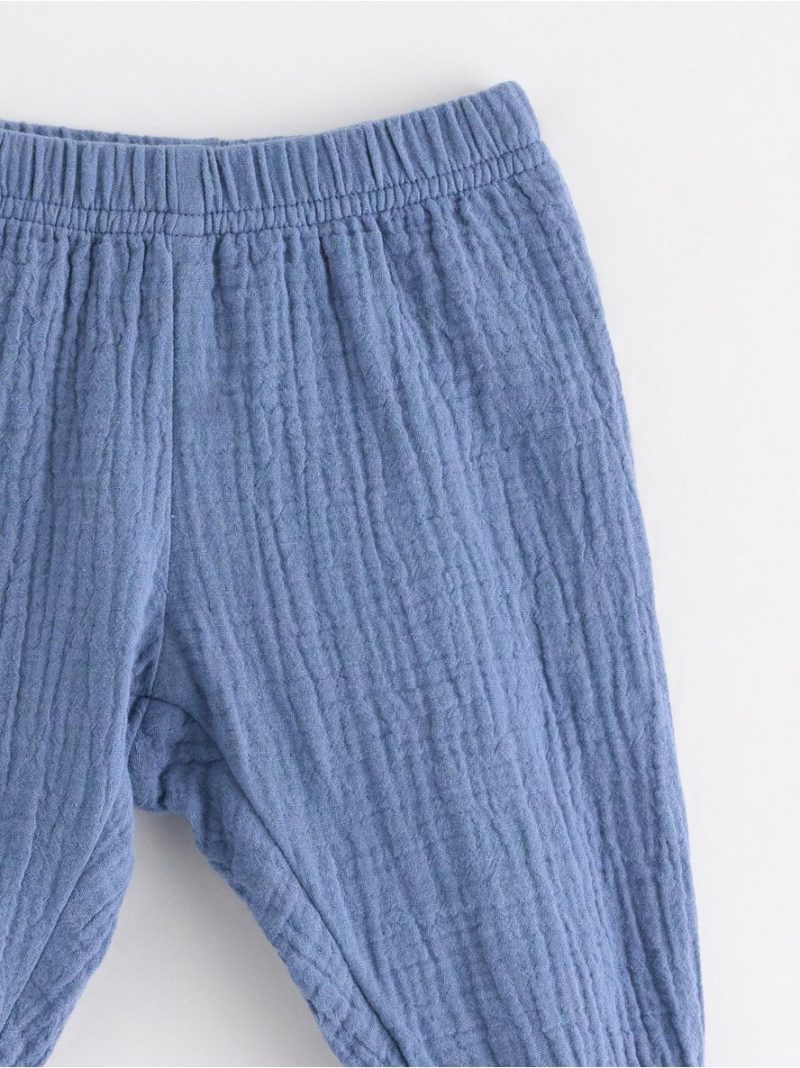 Trousers in cotton gauze - 3004387-9392
