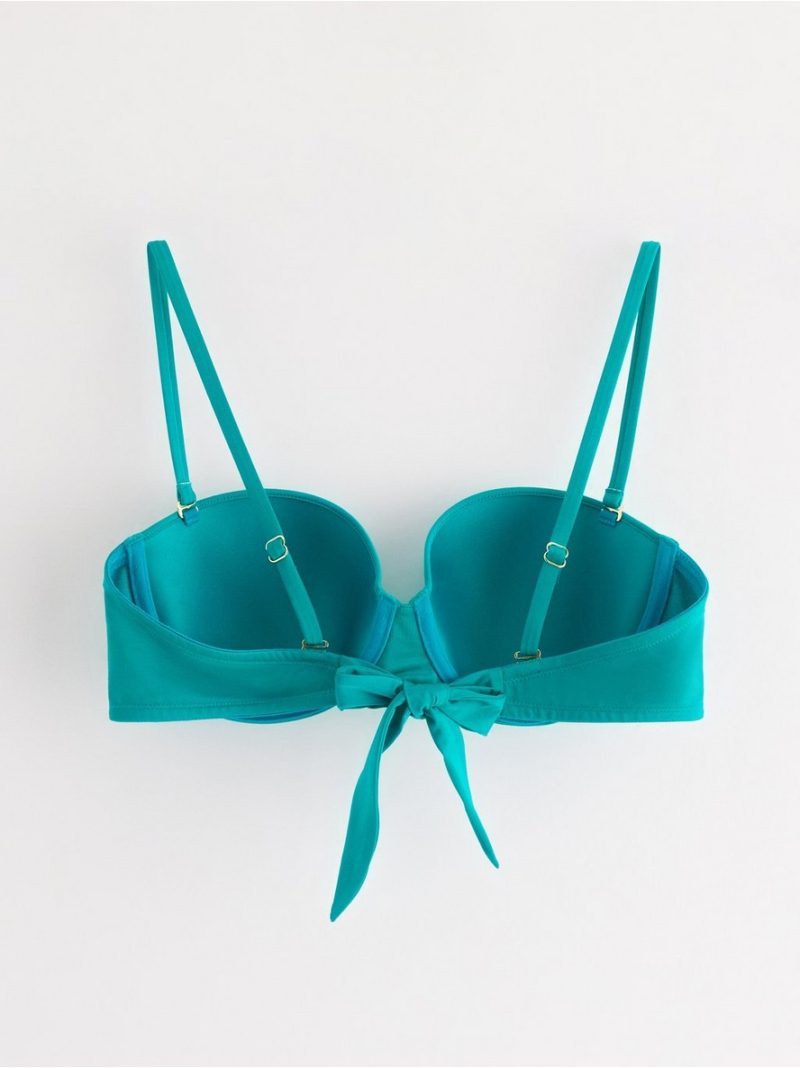 Padded balconette bikini bra with underwire - 3004396-3964