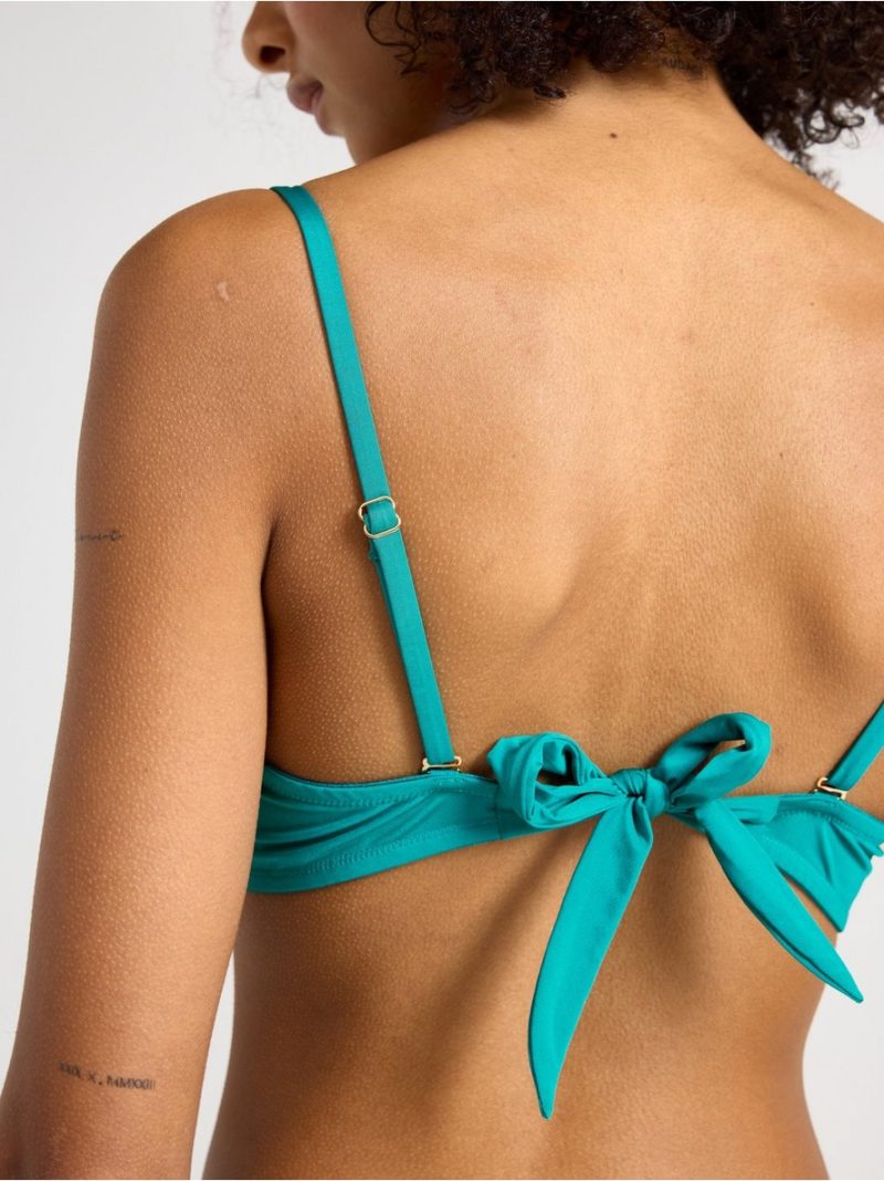 Padded balconette bikini bra with underwire - 3004396-3964